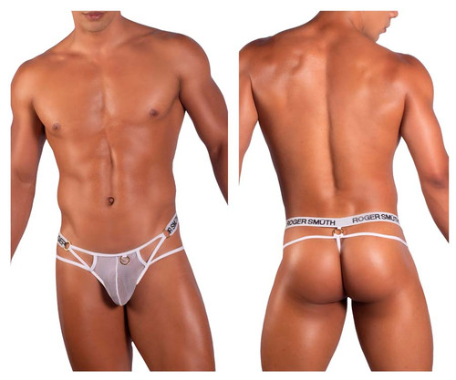 RS073 Roger Smuth Men's G-String Color White