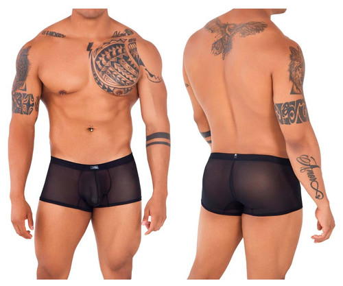 91127 Xtremen Men's Mesh Trunks Color Black