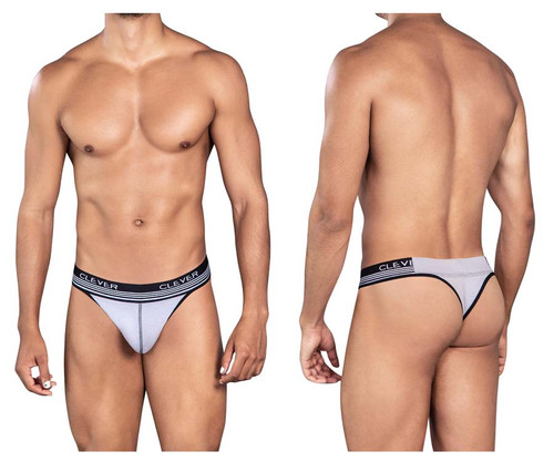 0926 Clever Men's Comfy Thong Color Gray