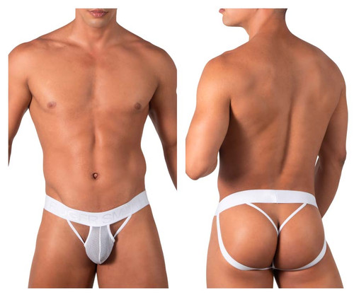 RS080 Roger Smuth Men's Jockstrap Color White