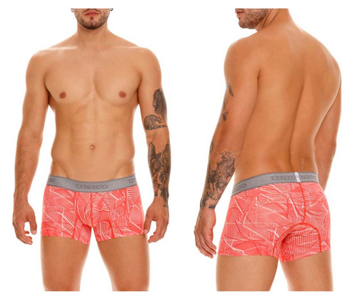 23050100103 Unico Men's Talante Trunks Color 29-Coral