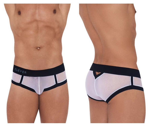 1237 Clever Men's Cult Briefs Color White