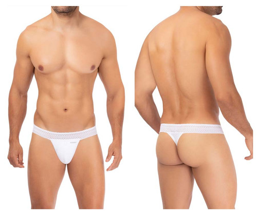 42347 HAWAI Men's Microfiber Thong Color White