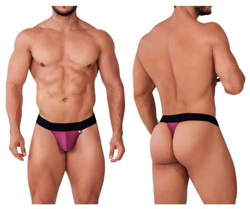 91152 Xtremen Men's Destellante Thong Color Purple