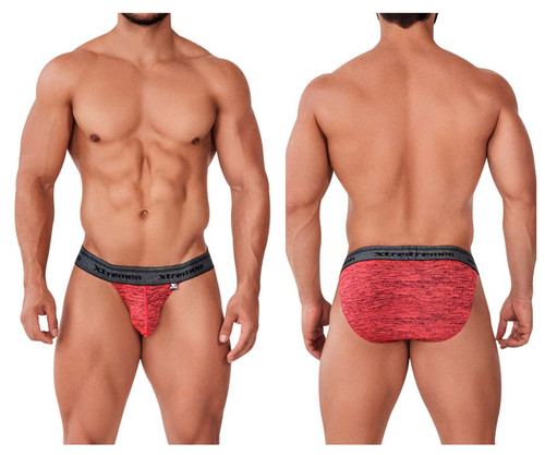 91163 Xtremen Men's Morelo Bikini Color Coral