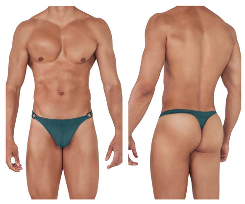 1455 Clever Men's Flashing Thong Color Green