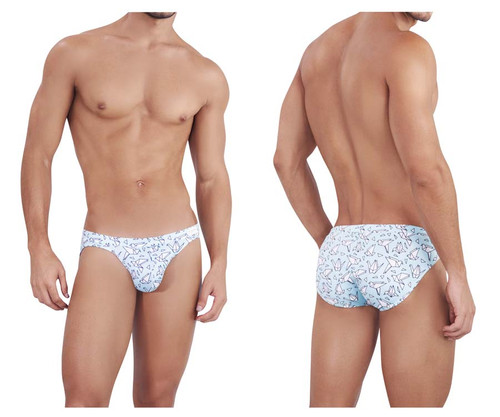 1459 Clever Men's Figure Bikini Color Blue