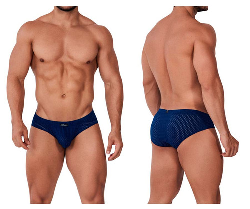 91169 Xtremen Men's Mesh Briefs Color Navy