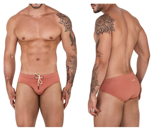 1514 Clever Men's Acqua Swim Briefs Color Ochre