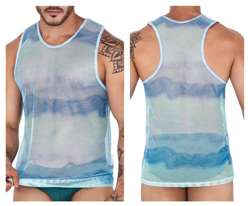 1521 Clever Adriatic Tank Top Color Blue