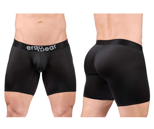 EW1690 ErgoWear Men's MAX FLOW Boxer Briefs Color Black