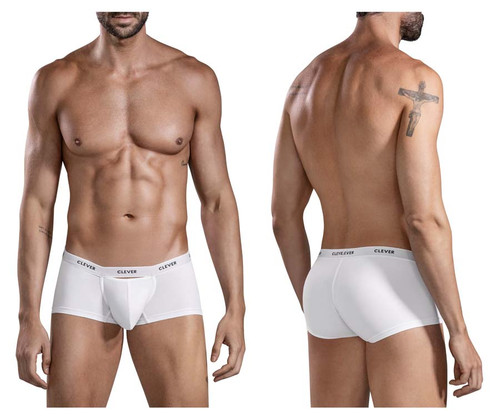 1677 Clever Men's Luxury Trunks Color White