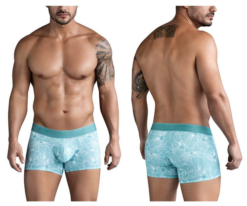 1729 Clever Men's Rose Trunks Color Green