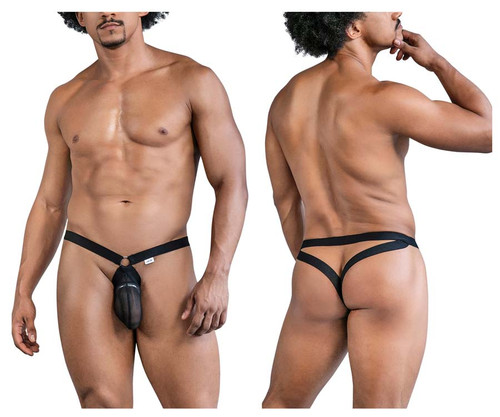 99842 CandyMan Men's Mesh Jockstrap Color Black