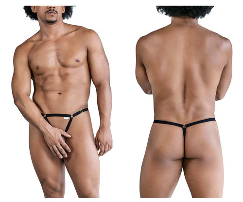 99852 CandyMan Men's Nudist Thong Color Black