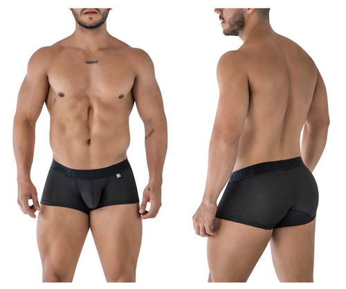 91209B Xtremen Men's Microfiber Trunks Color Black