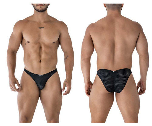 91215B Xtremen Men's Microfiber Bikini Color Black