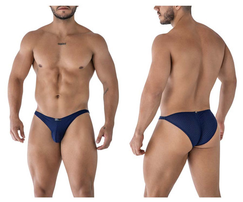 91215B Xtremen Men's Microfiber Bikini Color Dark Blue