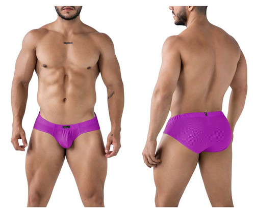 91227 Xtremen Men's Microfiber Briefs Color Purple