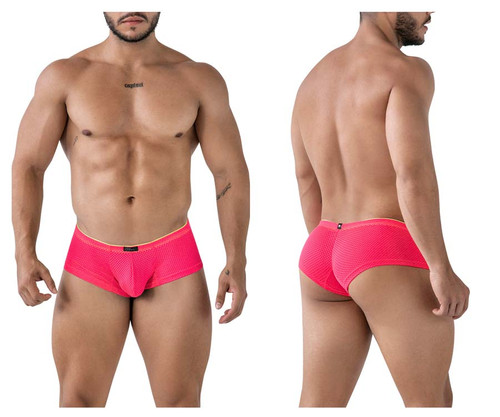 91228 Xtremen Men's Microfiber Trunks Color Fuchsia