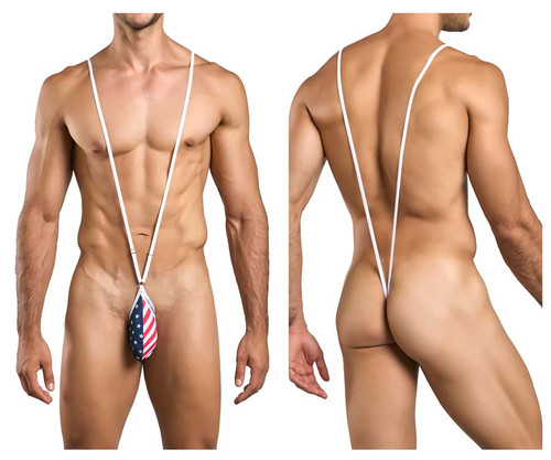 XSJ04 Justin+Simon Men's Sling Color USA Flag