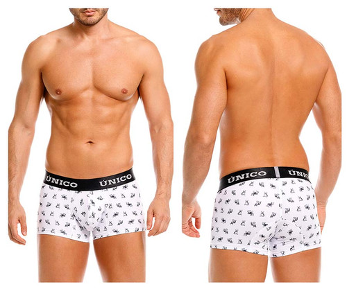 25040100130 Unico Men's Frenchies Trunks Color 00-White
