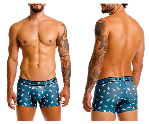 25060100104 Unico Men's Chihuahua Trunks Color 43-Blue
