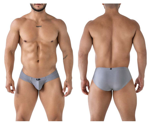 91233 Xtremen Men's Microfiber Briefs Color Gray