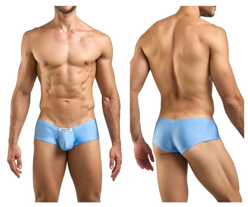 XSJ13 Justin+Simon Men's Cheeky Bulge Boxer Color Baby Blue