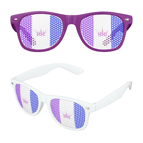 Drag Pride Flag Sunglasses