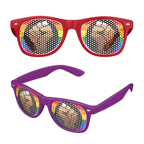 Queer People of Color Pride Flag Sunglasses