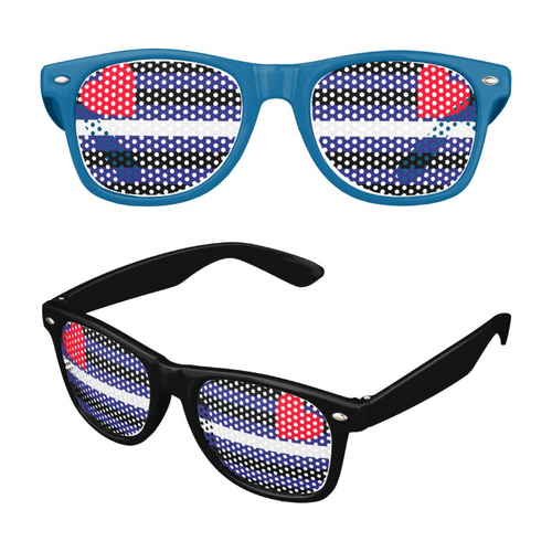 Leather Pride Flag Sunglasses