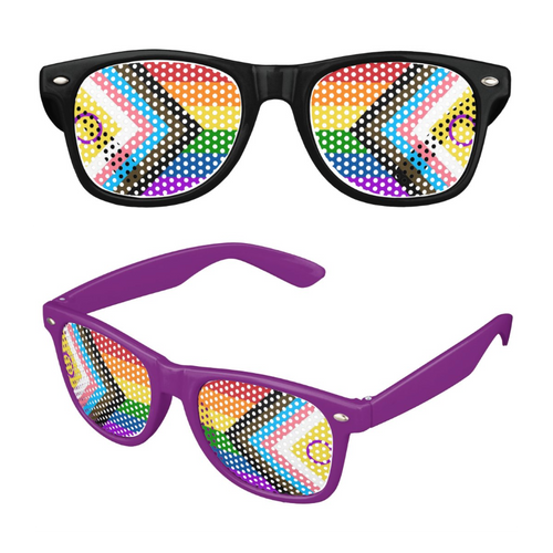 Intersex Inclusive Progressive Pride Flag Sunglasses