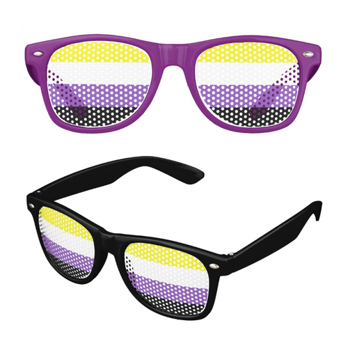 Nonbinary Pride Flag Sunglasses