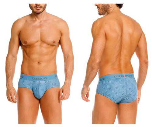 26020101111 Unico Men's Lenoso Briefs Color 46-Blue