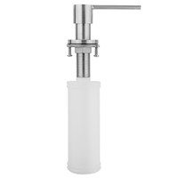 Geyser GF65-S Andorra Series Stainless Steel Soap/Lotion Dispenser with 8 oz. Capacity Bottle