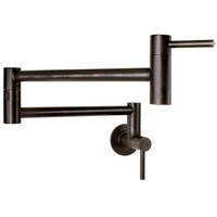 Geyser GF46-O Andorra Series Oil-Rubbed Bronze Finish Stainless Steel Wall Mount Pot Filler Faucet