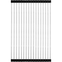 Ticor Stainless Steel Square-Tube Roll-Up Over-The-Sink Drying Rack