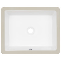 19.75" Ticor B4 Belfast Series Ceramic Undermount Rectangular Vanity Sink