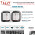 32.5" Ticor L2 Foster Series 18-Gauge Stainless Steel Undermount Double Basin Kitchen Sink