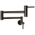 Geyser GF46-O Andorra Series Oil-Rubbed Bronze Finish Stainless Steel Wall Mount Pot Filler Faucet