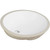 18.5" Ticor S650 Belfast Series Ceramic Undermount Oval Vanity Sink