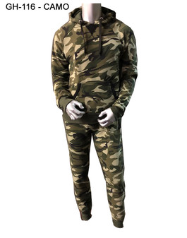 2 PC MENS SOLID MOTO PULLOVER HOODIE AND MATCHING JOGGERS FLEECE SET.