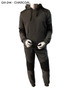 2 PC MENS SOLID MOTO PULLOVER HOODIE AND MATCHING JOGGERS FLEECE SET.