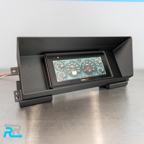 First generation Dodge Dakota digital dash board EFI mount. For Holley, Tinker, and Haltech fuel injection systems. Bolt-on installation. For 1991 - 1996 Dakota trucks