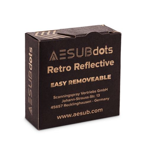 AESUBdots Retro Reflective Easy Removeable