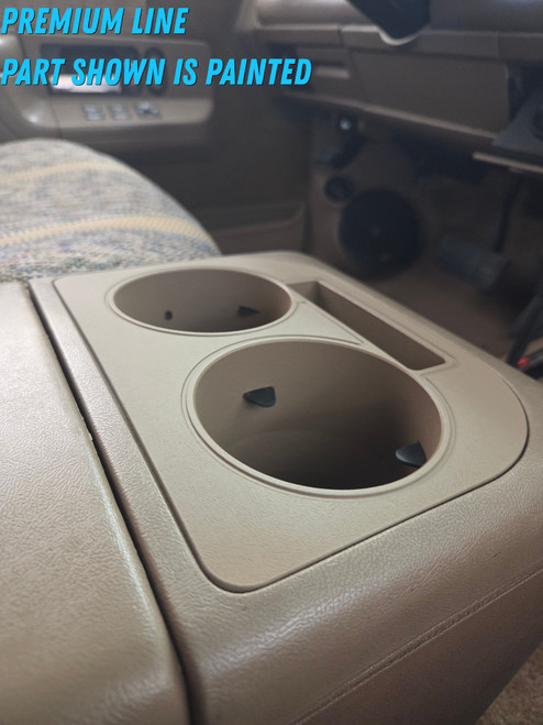 Custom cup holder for 1988–1994 Chevy and GMC GMT400 trucks raw bumper