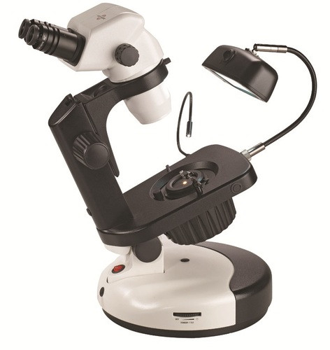 Accu-Scope 3075 Binocular Zoom Stereo Microscope on Gem Stand