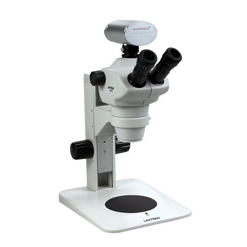 Unitron Z850 Trinocular Zoom Stereo Microscope on Plain Focusing Stand (camera sold separately) 