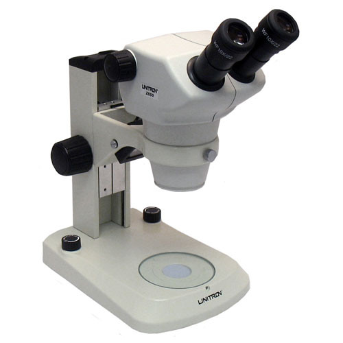 Unitron Z850 Binocular Zoom Stereo Microscope on E-LED Stand